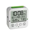 Produktbild: TFA® digitaler Funkwecker 60.2528.54 BINGO silber Kunststoff