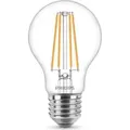 Produktbild: Philips Filament-Lampe, transparent, 75W A60 E27, 8,5 W, 75 W, E27, 1055 lm, 15000 h, Warmweiß