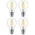 Produktbild: Philips LED E27 Filament Lampe 8,5W=75W Leuchtmittel Warmweiß Glühlampe 4ER