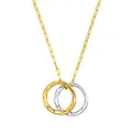 Produktbild: Joop! Kette mit Anhänger 925 Sterling Silber Damen Halsschmuck, 60 cm, Gold, Kommt in Schmuck Geschenk Box, 2033960