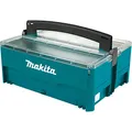Produktbild: Makita P-84137 Storage-Box, zwei aufklappbare Fächer inklusive 5 Einsätze, mit Tragegriff, verknüpfbar an Koffersystem, 395 x 295 x 233 mm (LxBxH)