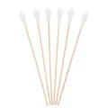 Produktbild: 50 Wattestäbchen Ohrstäbchen Baumwolle 15cm lang Kopf 10mm einseitig Ohrreiniger