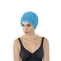 Produktbild: Fashy Damen Badehaube Rüschen, türkis, Einheitsgröße