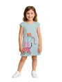 Produktbild: United Labels® A-Linien-Kleid Peppa Wutz - Happy - Fahrrad und Drachen