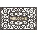 Produktbild: Relaxdays Fußabtreter Gusseisen Bronze Wetterfest Rutschfest 2 cm x 52 cm x 32,5 cm 4,4 kg