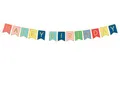 Produktbild: PartyDeco Girlande Happy Birthday 15x175cm DIY Banner Papiergirlande Kindergeburtstag Geburtstag bunt