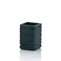 Produktbild: Kela 20251 Zahnbürstenhalter Posidon aus Poly in Schwarz, Plastik, 7 x 7 x 10,5 cm