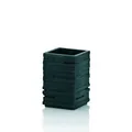 Produktbild: kela Zahnputzbecher POSIDON schwarz LBH 7x7x10.50 cm schwarz