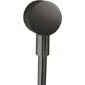 Produktbild: hansgrohe AXOR Starck FixFit Schlauchanschluss round, 27451330, Farbe: Polished Black Chrome