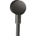 Produktbild: hansgrohe Axor Schlauchanschluss 27451330 rund, mit Rückflussverhinderer, polished black chrome