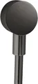 Produktbild: hansgrohe AXOR Starck FixFit Schlauchanschluss round, 27451330, Farbe: Polished Black Chrome