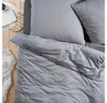 Produktbild: Estella Bettwäsche Estella Mako Jersey Bettwäsche 155x220 Takoma uni Melange grau 6873-81, Mako-Jersey, 2 teilig