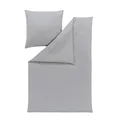 Produktbild: Estella Mako-Interlock-Jersey-Bettwäsche Takoma Größe 155x220+80x80 cm, grau