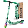 Produktbild: Apollo Scooter LED - Moonracer City Scooter mit Federung, Roller klappbar Tretroller Kinder ab 4 Jahre sportlicher Cityroller verstellbar, perfekt als Roller