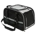 Produktbild: Trixie Wohn- & Transporttasche Valery schwarz/grau für Hunde, 29x31x49 cm