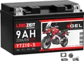 Produktbild: Langzeit Gel Motorradbatterie YTZ10-S 9Ah 12V