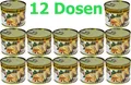 Produktbild: Hähnchenschenkel gepökelt  Konserven 12 Dosen (12 x 525g) Notvorräte Mahlzeit