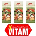 Produktbild: Hefeflocken salzfrei 3x200g Packung - VITAM (27,50 EUR/kg)