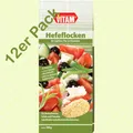 Produktbild: 12x Vitam Hefeflocken je 200 g | vegan | natriumarm | glutenfrei | salzarm