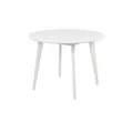 Produktbild: Runder Esstisch 105 cm Robin , weiß , Maße (cm): H: 76  Ø: 105