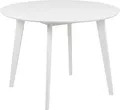 Produktbild: Actona Roxby, Rundform, Fester Tisch, Weiß, MDF-Platten, Haus, 4 Bein(e)