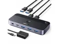 Produktbild: UGREEN HUB - Adapter - 3.0 Switch 2-in-4 Switch + 2x USB-A Kabel - Schwarz Adapter