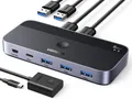 Produktbild: Ugreen USB 3.0 Switch 2x USB-A Eingang 3x USB-A 1x USB-C Ausgang Verteiler Hub