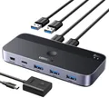 Produktbild: Ugreen USB 3.0 CM662 2in4out USB-Schalter Schwarz