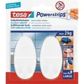 Produktbild: Tesa® Powerstrips Haken Large Classic Chrom 35 Silber Glänzend 10m