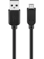 Produktbild: Pro USB-A USB Micro-B - 0.6m - Schwarz