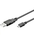 Produktbild: 0,6m USB 2.0 Hi-Speed Kabel A Stecker > micro USB B Stecker für Handy Smartphone