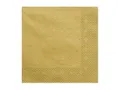 Produktbild: Dreilagige Servietten, gold-metallic, 33x33cm (1 VPE / 20 Stk.)