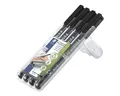 Produktbild: STAEDTLER Permanentmarker Lumocolor permanent F, (4-tlg), wisch- und wasserfest