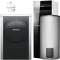 Produktbild: Buderus WLW196i.2-6 AR TP120 S+ Logaplus Wärmepumpen-Paket WLW TP2 mit Warmwasserspeicher SH290 RS-B - 7739618657