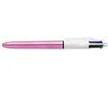Produktbild: BIC Druckkugelschreiber 4Colours Shine Strichstärke: 0,32 mm pink / weiß