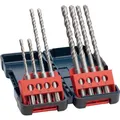 Produktbild: Bosch Professional Zubehör 8-teiliges Hammerbohrerset SDS plus-3, Tough Box, 5-10 mm (6,0, 8,0) (2607019903)