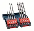 Produktbild: Bosch 8-teiliges Hammerbohrerset SDS plus-3, Tough Box, 5–10 mm. Für Bohrhämmer