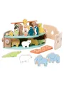 Produktbild: Classic World Wooden Noah's Ark Boat Building Set with Animals 16dlg.