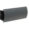Produktbild: Wiltec - Zeitungsfach V2 Anthrazit 320 X 80 X 140 Mm, Zeitungsrolle Zur Wandmontage, Zeitungsbox Aus Pulverbeschichtetem Stahl