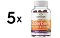 Produktbild: 5 x Swanson Elderberry Gummies with Zinc & Vitamin C, Berry - (283,17 EUR/kg)