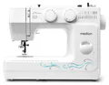 Produktbild: MEDION Freiarm-Nähmaschine MD 18205, 60 verschiedene Stichmuster, Knopfloch- und Einfädelautomatik, LED-Nählicht, umfangreiches Zubehör