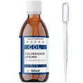 Produktbild: 1x 100ml Chlordioxid-Lösung 0,3% – CDL/CDs in Braunglasflasche & HD-PE Pipette zum Tropfen