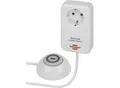 Produktbild: Brennenstuhl Eco Line Comfort Switch Adapter EL CSA 1, Steckdose mit beleuchtetem Fußschalter, 3500 W, erhöhter Berührungsschutz, L 82 x B 82 x T 82 mm, weiß