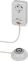Produktbild: Brennenstuhl Steckdosenadapter Eco Line Comfort Switch 1508220 | Fußschalter | 1,5 m Kabel | Kinderschutz | weiß