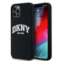 Produktbild: iPhone 12 DKNY Liquid Silicone MagSafe Case Schwarz