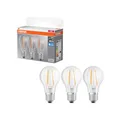 Produktbild: OSRAM LED Lampe Base Classic Kolbenform E27 klar 6500K kaltweiß, Filament LED, Ersatz für Glühlampe, IP20, quecksilberfrei, stoßfest, 15000 h, 60W