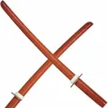 Produktbild: Haller Bokken Shoto Wakizashi Trainingsschwert Holzschwert mit Tsuba Länge 56 cm