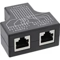 Produktbild: InLine Cat.5e STP T-Adapter (Port-Doppler) (Konverter) (69995B)