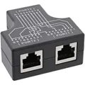Produktbild: INLINE Cat,5e STP T-Adapter (Port-Doppler), RJ45 Buchse an 2x RJ45 Buchse