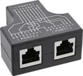 Produktbild: InLine Cat.5e STP T-Adapter (Port-Doppler) - RJ45 Buchse an 2x RJ45 Buchse (69995B)